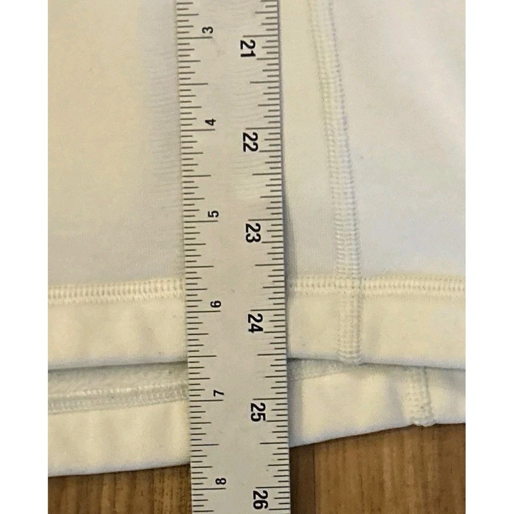Patagonia Crosstrek 1/4 Zip Pullover Womens Large White Long Sleeve Runner 23835 - Picture 11 of 11